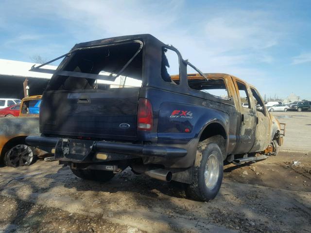 1FTWW33P75EA80300 - 2005 FORD F350 SUPER BLUE photo 4