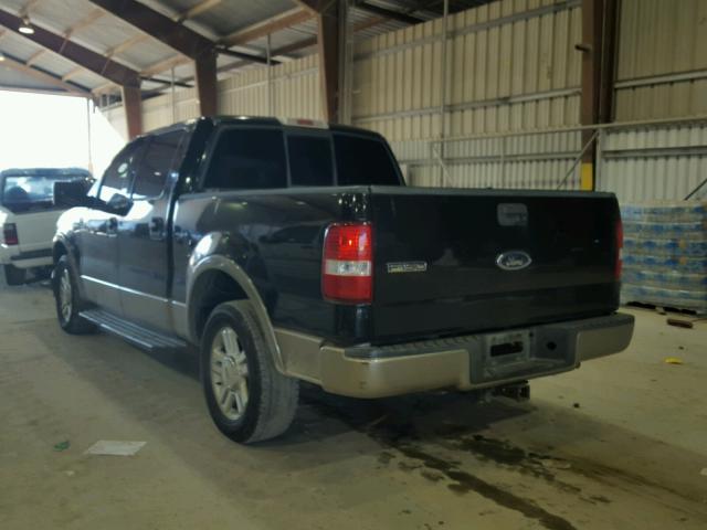 1FTPW12574KA48519 - 2004 FORD F150 SUPER BLACK photo 3