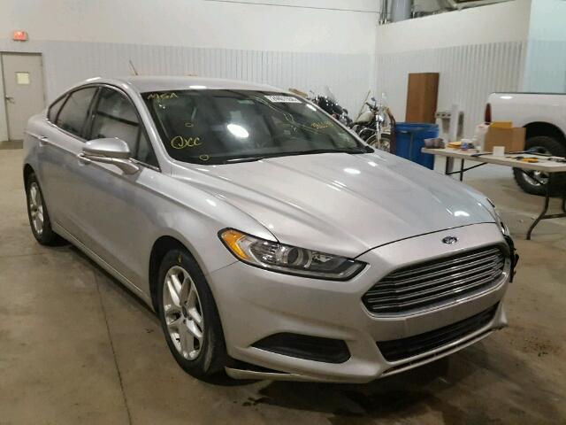 3FA6P0H77ER386548 - 2014 FORD FUSION SE SILVER photo 1