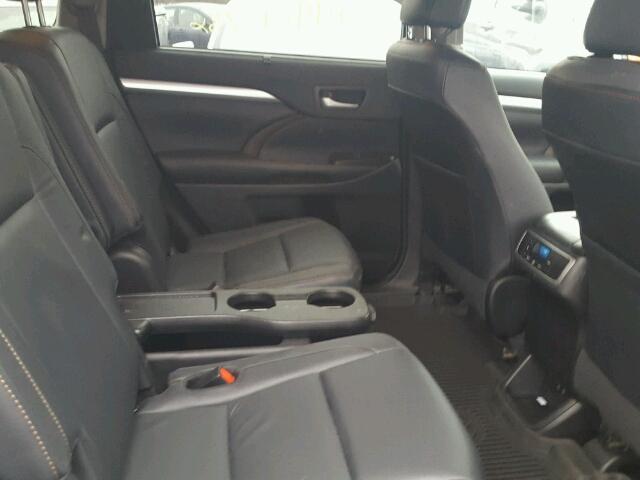 5TDJZRFH5HS461716 - 2017 TOYOTA HIGHLANDER GRAY photo 6