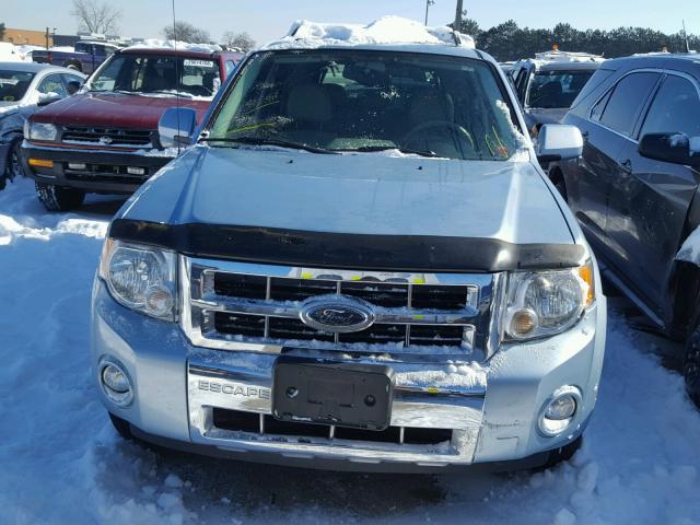 1FMCU49HX8KE63549 - 2008 FORD ESCAPE HEV BLUE photo 9