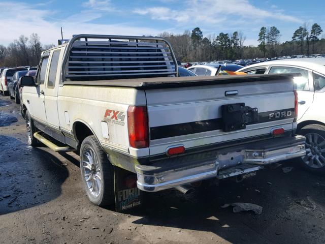 1FTEX14H6SKB06225 - 1995 FORD F150 WHITE photo 3