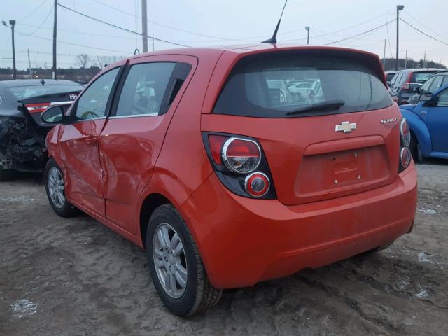 1G1JC6SH3D4143145 - 2013 CHEVROLET SONIC LT ORANGE photo 3