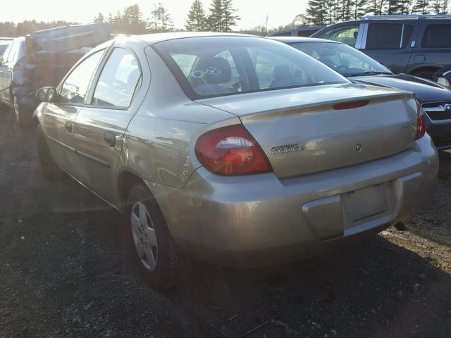 1B3ES26C93D238151 - 2003 DODGE NEON SE GOLD photo 3