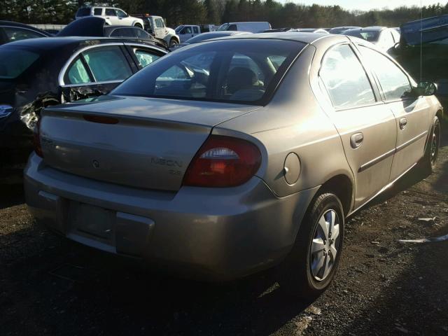 1B3ES26C93D238151 - 2003 DODGE NEON SE GOLD photo 4