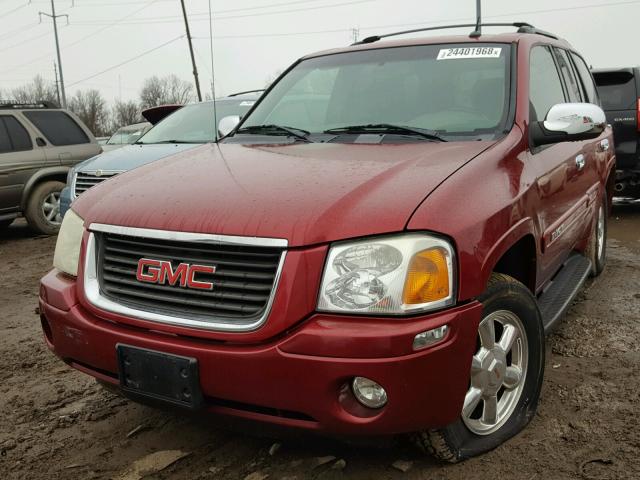 1GKDT13S642218065 - 2004 GMC ENVOY RED photo 2