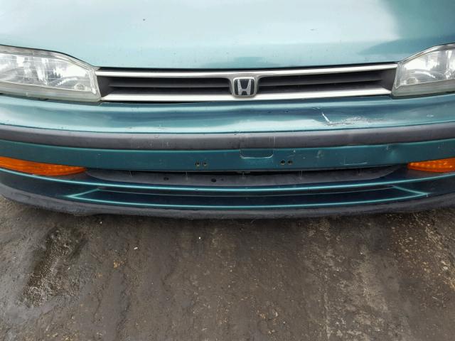 1HGCB7675PA135114 - 1993 HONDA ACCORD EX GREEN photo 10