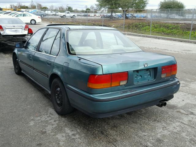 1HGCB7675PA135114 - 1993 HONDA ACCORD EX GREEN photo 3