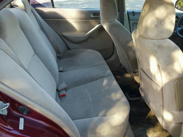2HGES26842H505919 - 2002 HONDA CIVIC EX 红色 照片 6