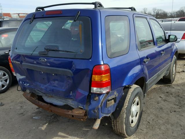 1FMYU92Z65KA03502 - 2005 FORD ESCAPE XLS BLUE photo 4