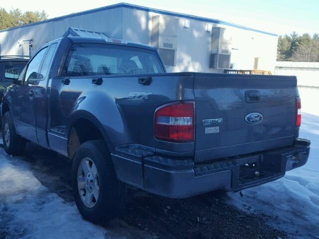 1FTRF04W16KC39770 - 2006 FORD F150 GRAY photo 3