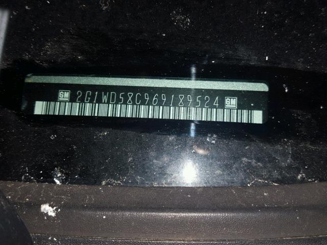 2G1WD58C969189524 - 2006 CHEVROLET IMPALA SUP 银色 照片 10