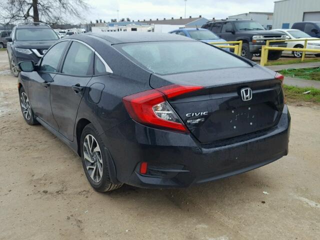 19XFC2F75GE053229 - 2016 HONDA CIVIC EX BLACK photo 3