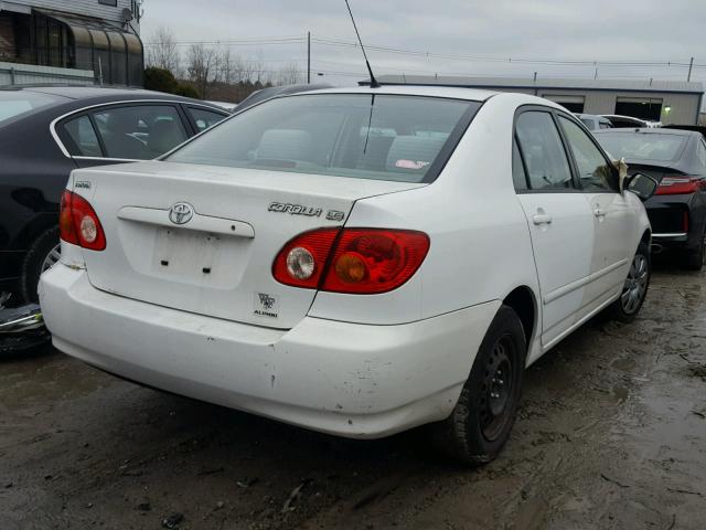 2T1BR32E43C019198 - 2003 TOYOTA COROLLA WHITE photo 4