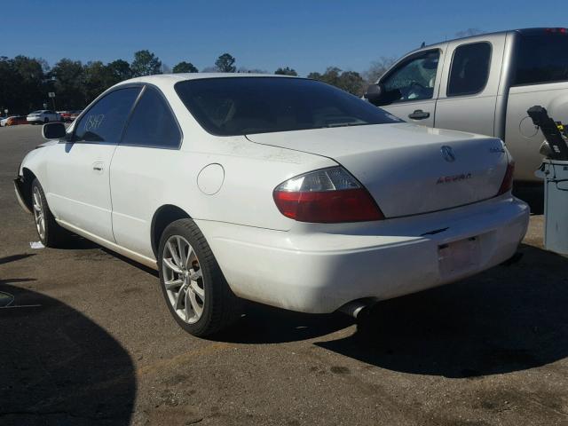 19UYA41683A001617 - 2003 ACURA 3.2CL TYPE WHITE photo 3