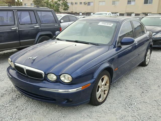 SAJEA51C82WC60045 - 2002 JAGUAR X-TYPE 3.0 BLUE photo 2