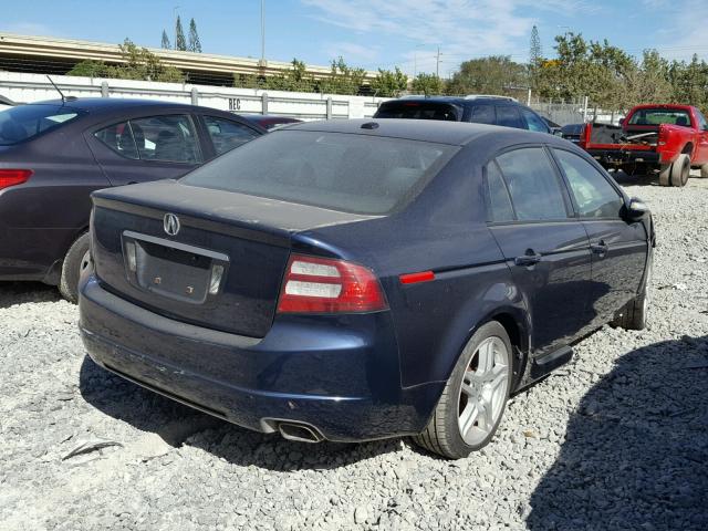 19UUA66288A010731 - 2008 ACURA TL BLACK photo 4