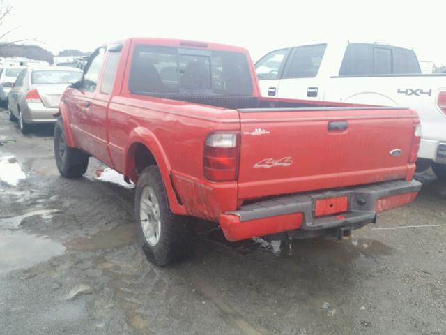 1FTZR45E13PB72557 - 2003 FORD RANGER SUP RED photo 3