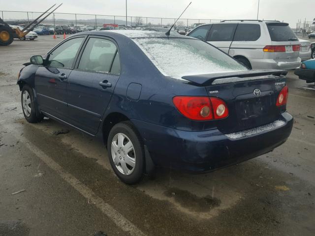 2T1BR32E26C682158 - 2006 TOYOTA COROLLA CE BLUE photo 3