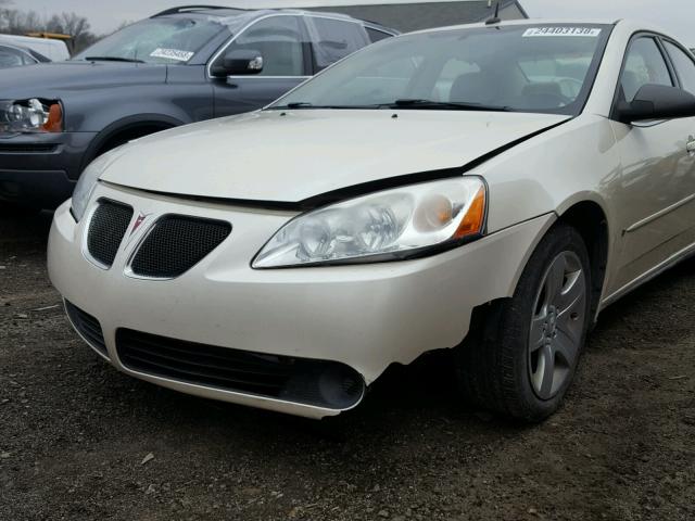 1G2ZG57B284248248 - 2008 PONTIAC G6 BASE CREAM photo 9