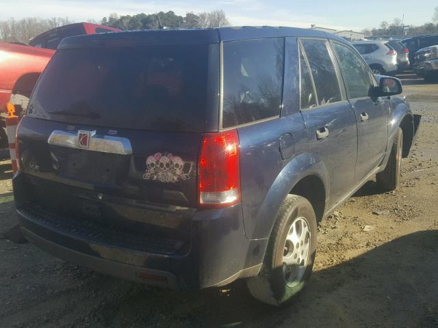 5GZCZ33D67S857388 - 2007 SATURN VUE BLUE photo 4