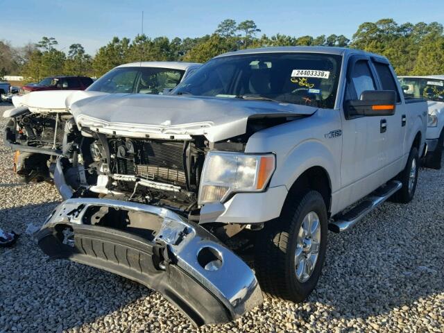 1FTFW1EF7EKG46627 - 2014 FORD F150 SUPER SILVER photo 2