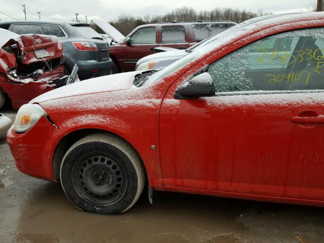 1G1AK55F277329026 - 2007 CHEVROLET COBALT LS RED photo 9