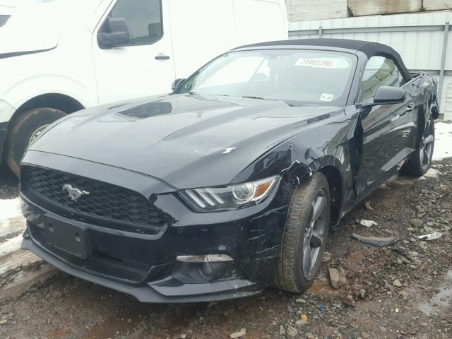 1FATP8EM2G5281952 - 2016 FORD MUSTANG BLACK photo 2