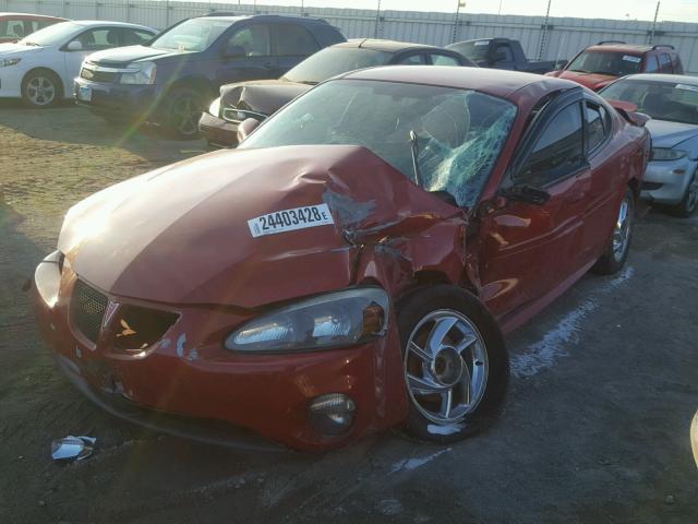 2G2WR554471152326 - 2007 PONTIAC GRAND PRIX RED photo 2