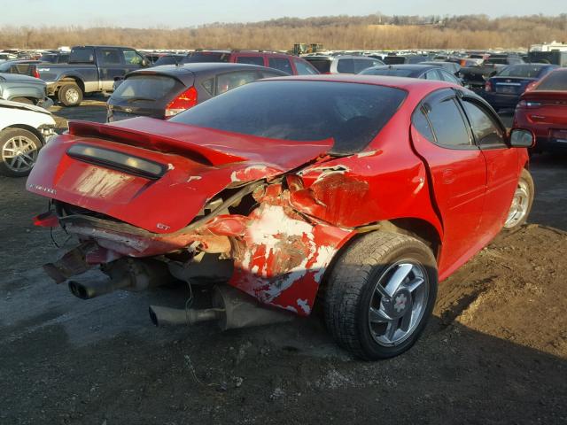 2G2WR554471152326 - 2007 PONTIAC GRAND PRIX RED photo 4