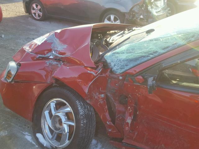 2G2WR554471152326 - 2007 PONTIAC GRAND PRIX RED photo 9