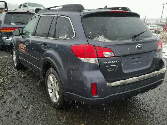 4S4BRBLC0E3288443 - 2014 SUBARU OUTBACK 2. BLUE photo 3