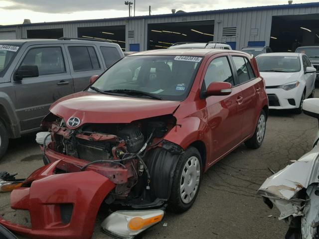 JTKKU10409J035160 - 2009 TOYOTA SCION XD RED photo 2