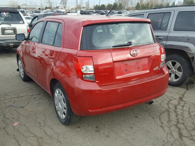 JTKKU10409J035160 - 2009 TOYOTA SCION XD RED photo 3