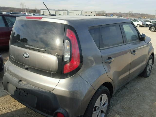 KNDJN2A21G7383305 - 2016 KIA SOUL GRAY photo 4