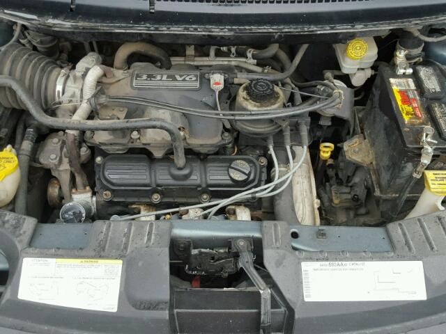 2A4GP44R26R627172 - 2006 CHRYSLER TOWN & COU BLUE photo 7