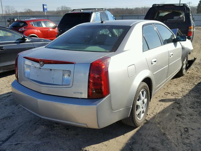 1G6DM57T770168881 - 2007 CADILLAC CTS SILVER photo 4