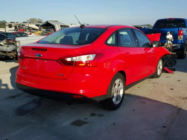 1FADP3F27EL277196 - 2014 FORD FOCUS SE RED photo 4