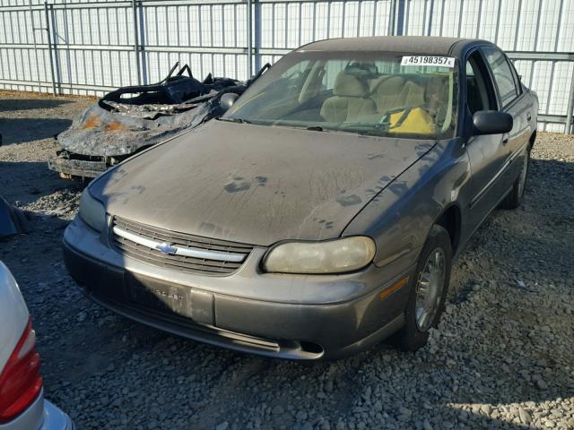 1G1ND52JX16257073 - 2001 CHEVROLET MALIBU CHARCOAL photo 2