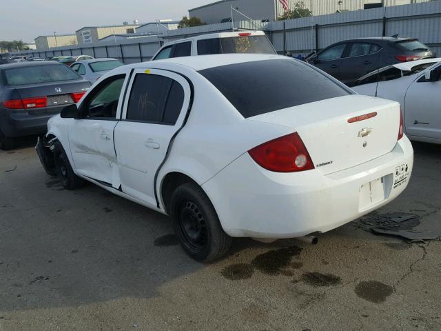 1G1AK52F557619245 - 2005 CHEVROLET COBALT WHITE photo 3