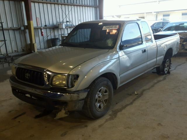 5TEVL52N23Z279393 - 2003 TOYOTA TACOMA XTR SILVER photo 2