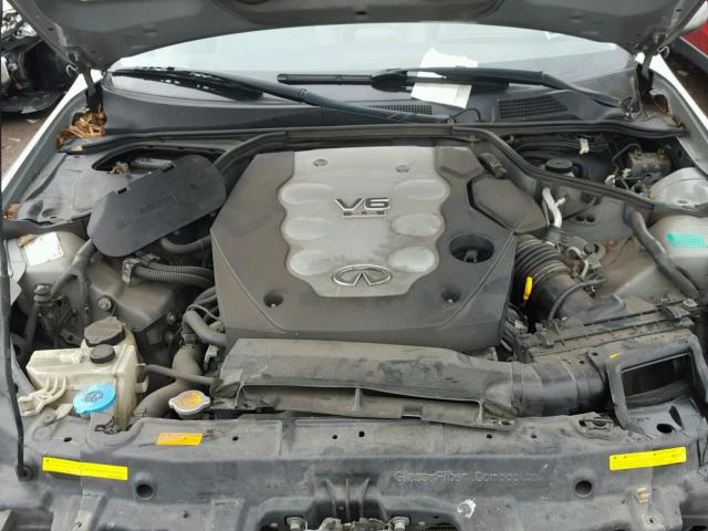 JNKCV51F35M314996 - 2005 INFINITI G35 GRAY photo 7