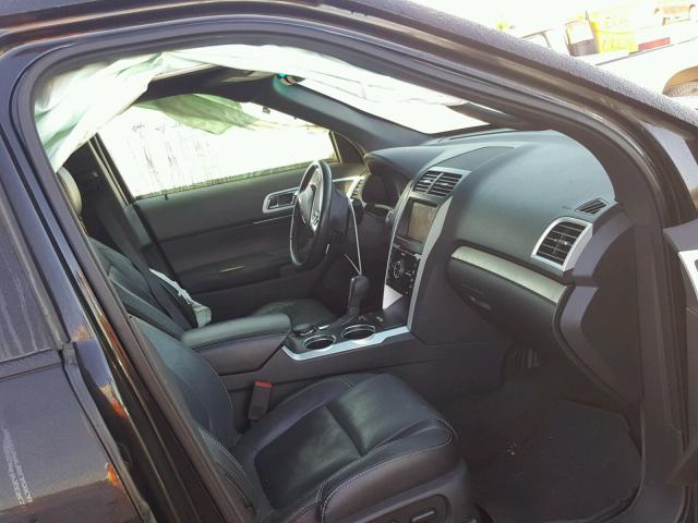 1FM5K8GT6EGA08709 - 2014 FORD EXPLORER S BLACK photo 5
