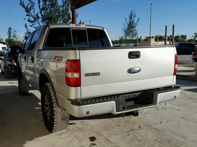 1FTPW14VX6FB77475 - 2006 FORD F150 SUPER SILVER photo 3