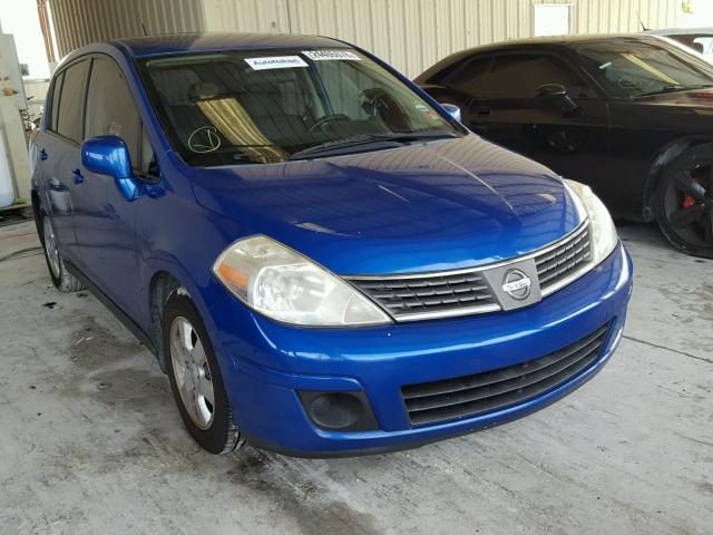 3N1BC13E67L418141 - 2007 NISSAN VERSA S BLUE photo 1