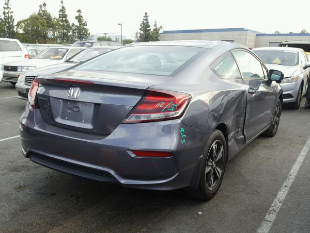 2HGFG3B88FH527641 - 2015 HONDA CIVIC EX GRAY photo 4