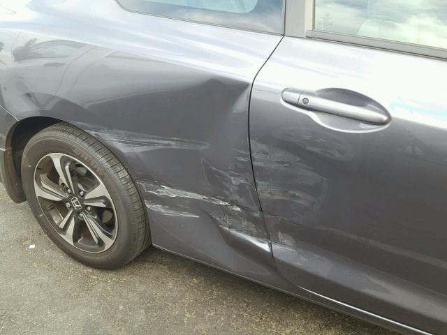 2HGFG3B88FH527641 - 2015 HONDA CIVIC EX ნაცრისფერი ფოტო 9