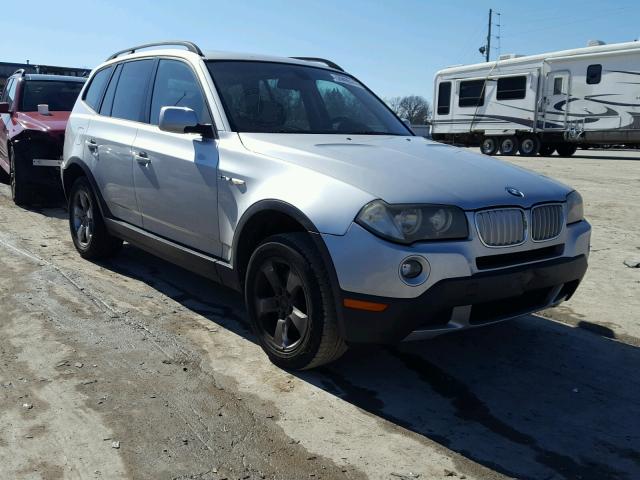 WBXPC93477WF27300 - 2007 BMW X3 3.0SI SILVER photo 1