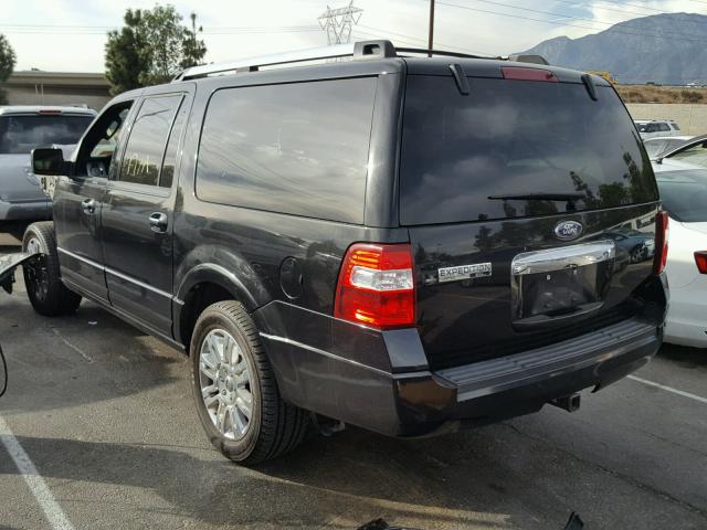 1FMJK2A50BEF26179 - 2011 FORD EXPEDITION BLACK photo 3