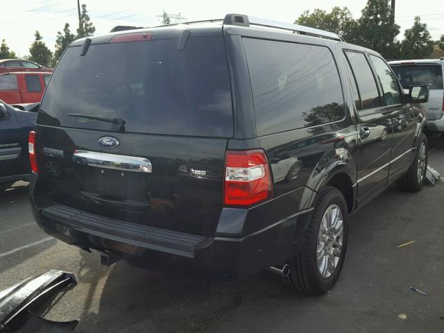 1FMJK2A50BEF26179 - 2011 FORD EXPEDITION BLACK photo 4